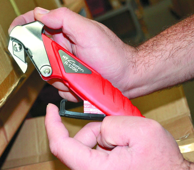 NT Cutter Safety Carton Opener with Staple Remover, 1 Opener (R-1200P) - Image 4